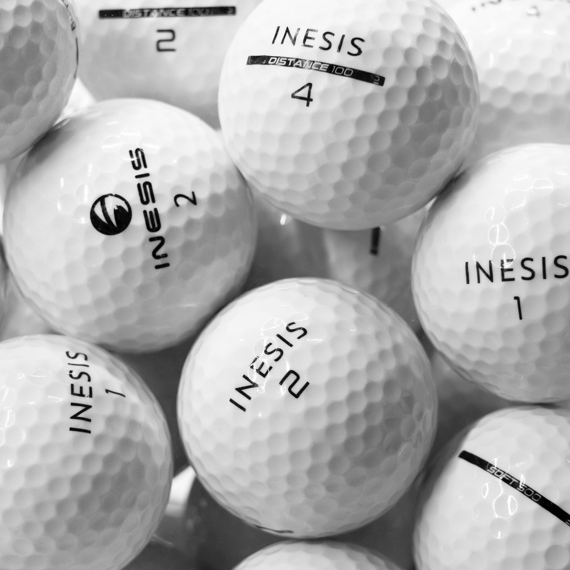 100 Balles de golf d'occasion Blanches - Mix Inesis Qualité AAAA - Horslimits - balles de golf