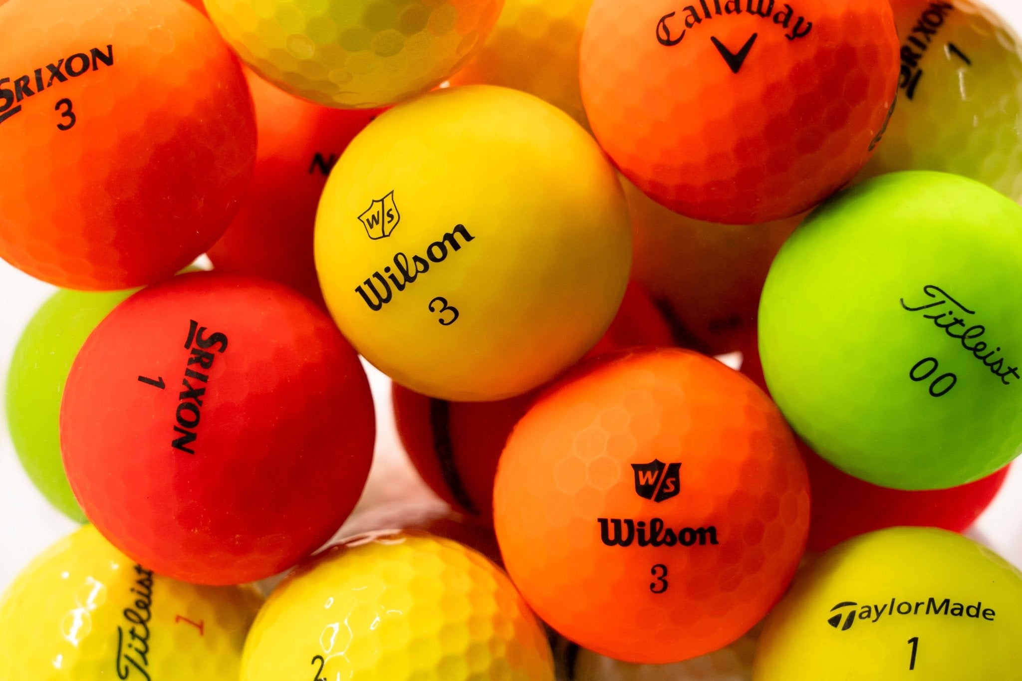 100 Balles de golf d'occasion - Mix Marques couleurs (Callaway - Srixon - Titleist - Wilson ...) Qualité AAAA - Horslimits - balles de golf