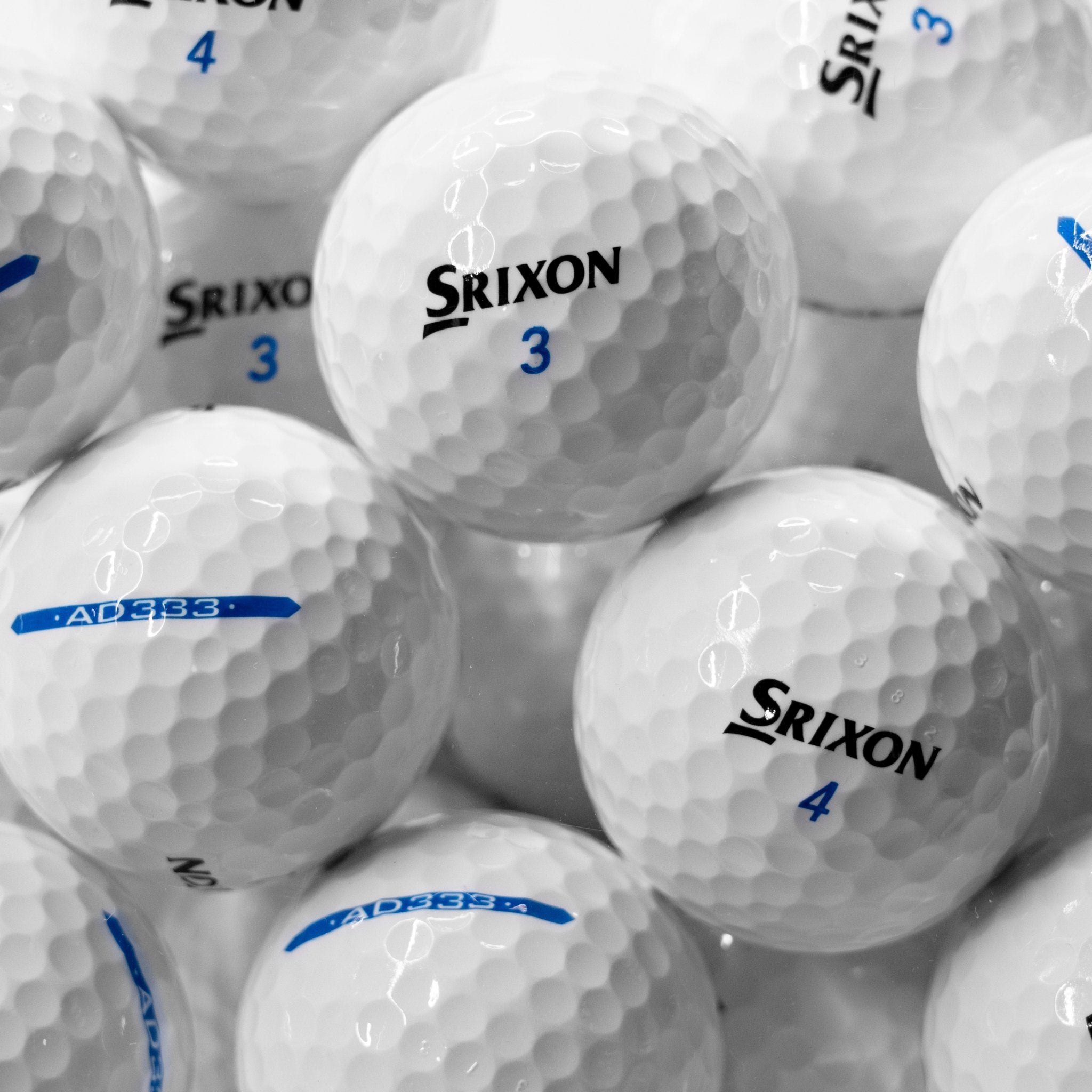 100 Balles de golf d'occasion - Srixon - AD 333 - Qualité AAAA - Horslimits - balles de golf