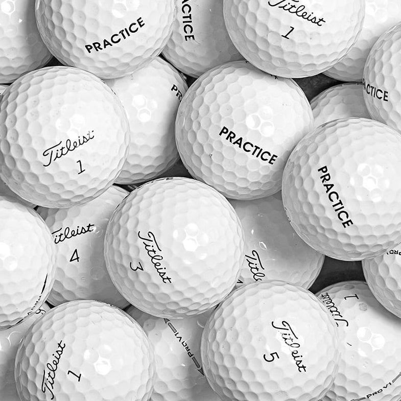 100 Balles de practice d'occasion ProV1 / X - Qualité AAA/AA - Horslimits - balles de golf
