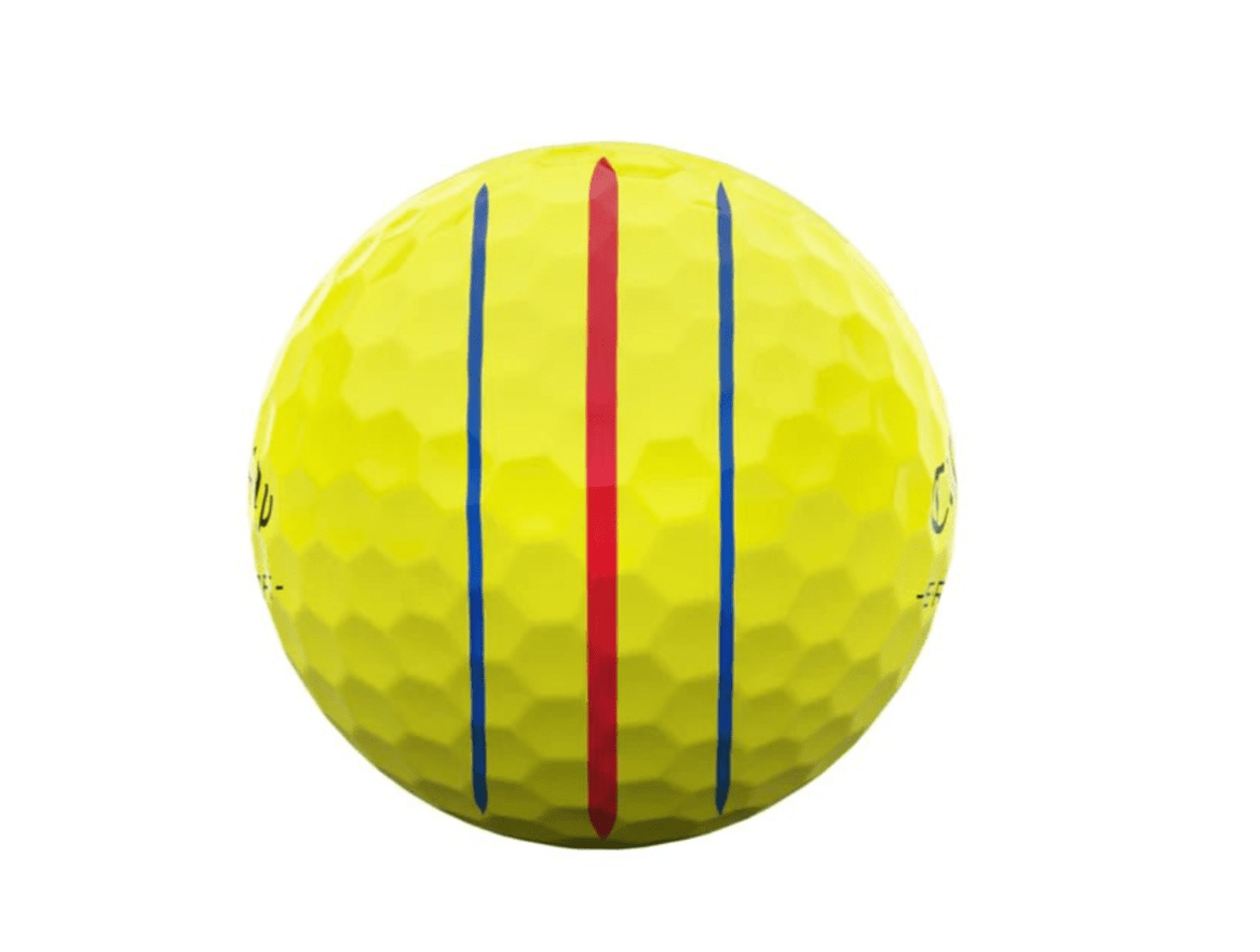 12 Balles de golf d'occasion - Callaway Triple track Jaune Qualité AAAA - Horslimits - balles de golf