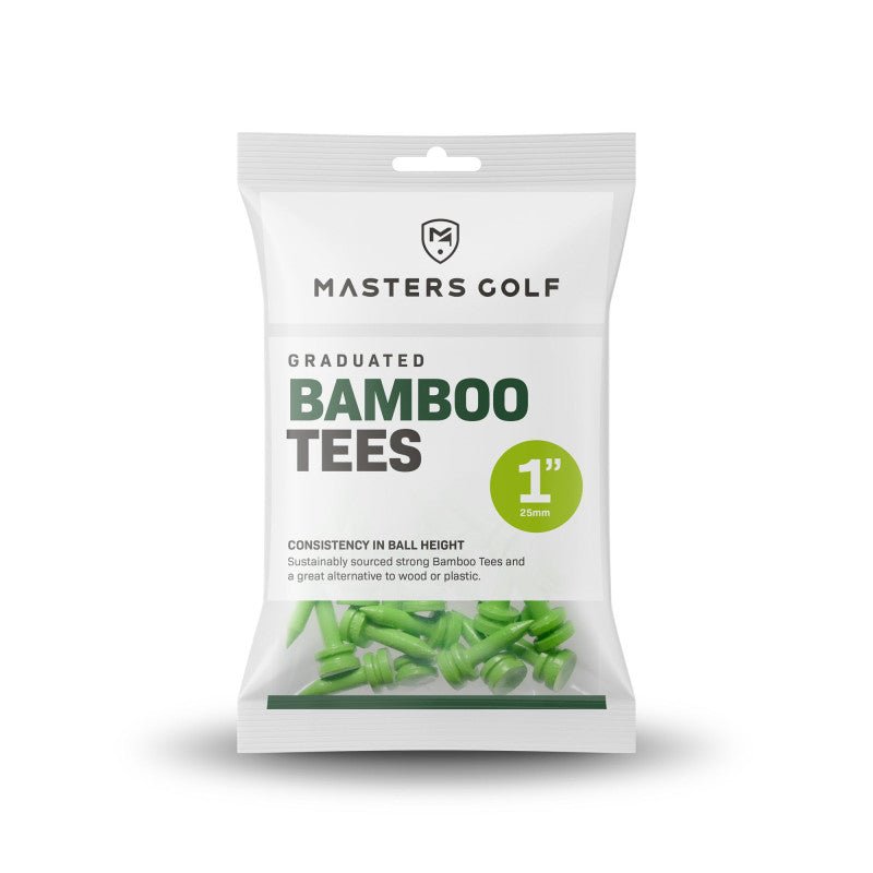 20 Tees Bamboo Masters Blanc 25mm - Horslimits - balles de golf