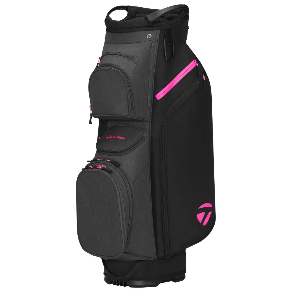 Sac de Golf Taylormade Chariot Pro Cart Noir - Gris - Rose