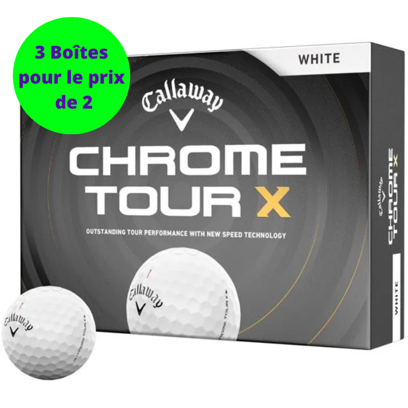 Balles de golf Callaway Chrome Tour X