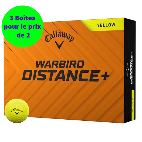 Balles de golf  Callaway - Warbird x12 Jaune