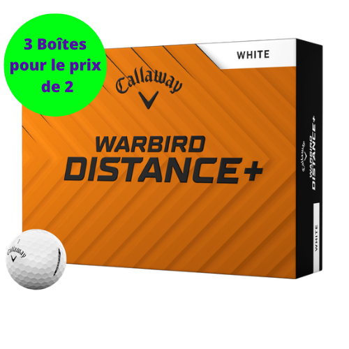 Balles de golf  Callaway - Warbird x12 Blanc