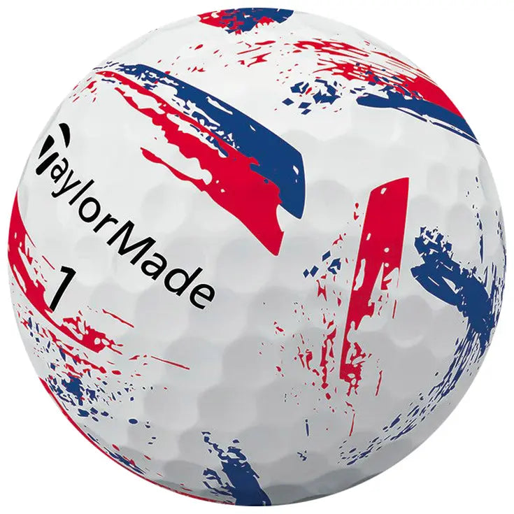 Balles de golf Taylormade - Speed soft Ink x12 Bleu / rouge