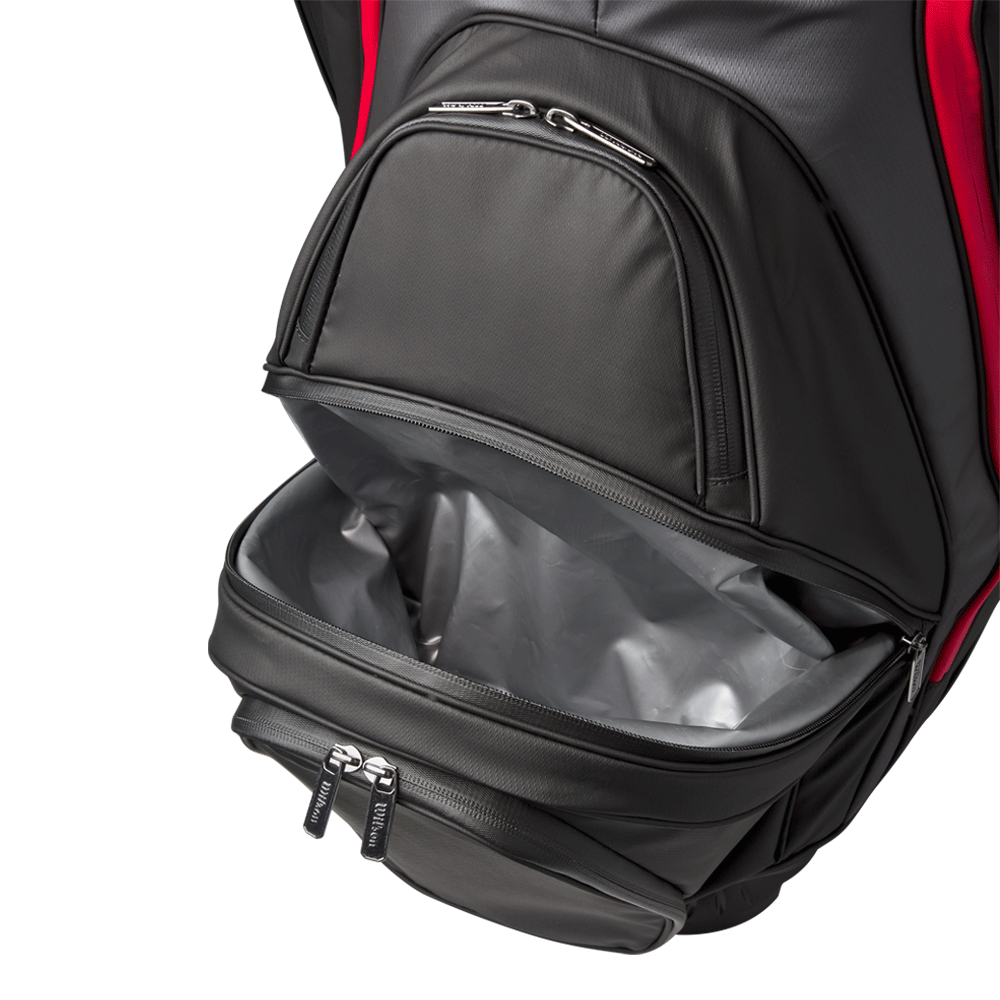 Bolsa de golf - Wilson Staff - BOLSA PARA CARRO DE GOLF ALPINE DRY - Negra - Gris y Roja