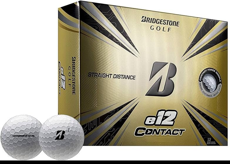 Balles de golf Bridgestone - E12 Contact x12 Blanc - Horslimits - balles de golf