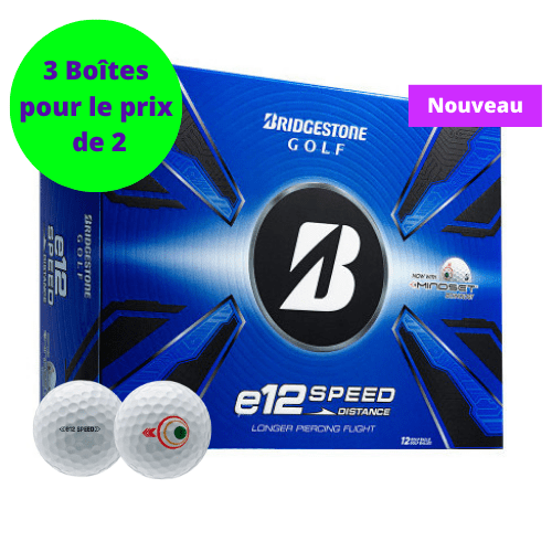 Balles de golf Bridgestone - E12 Speed x12 Blanc - Horslimits - balles de golf