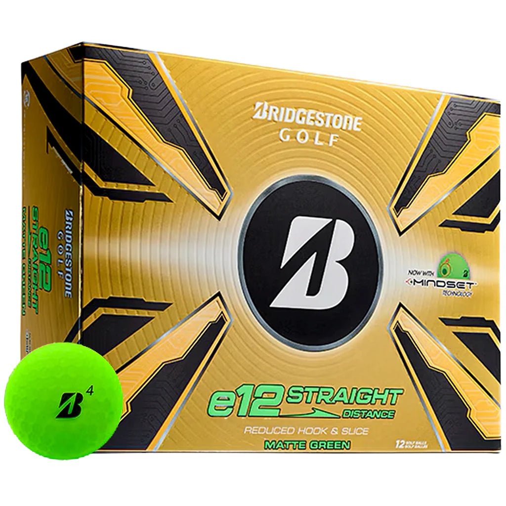 Balles de golf Bridgestone - E12 Straight Matte x12 Vert - Horslimits - balles de golf