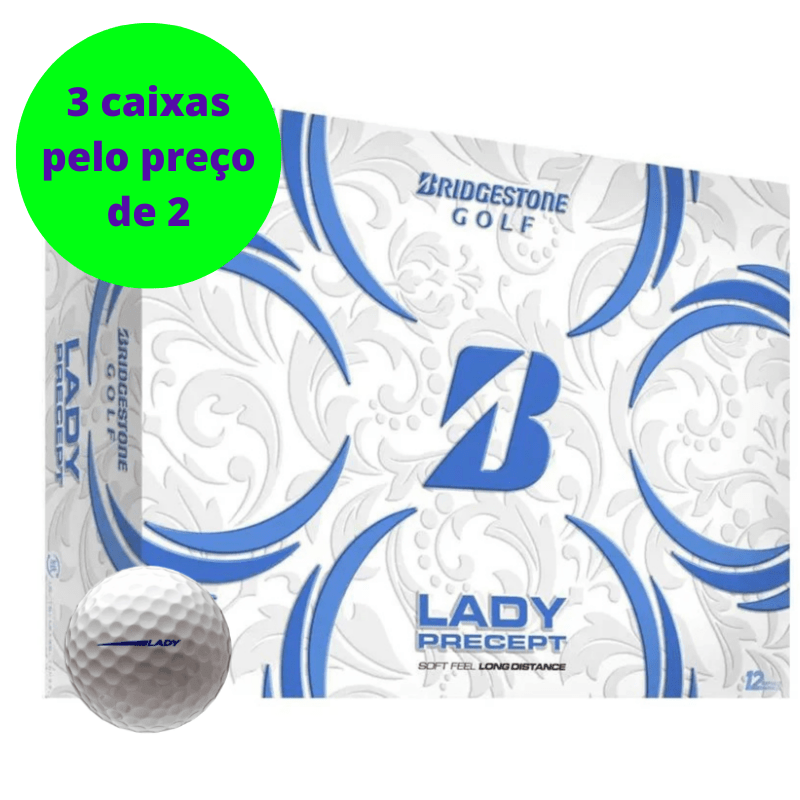 Balles de golf Bridgestone - Lady Precept x12 Blanc - Horslimits - balles de golf