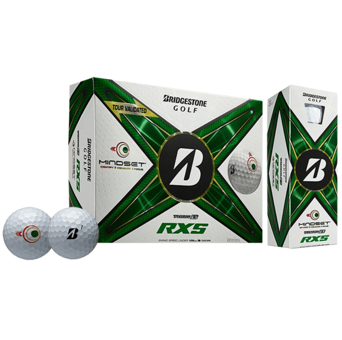 Balles de golf Bridgestone - Tour B RXS x12 Blanc PT - Horslimits - balles de golf
