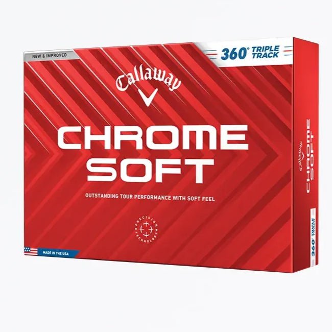 Balles de golf Callaway - Chrome Soft Triple track 360 x12 Blanche - Horslimits - balles de golf