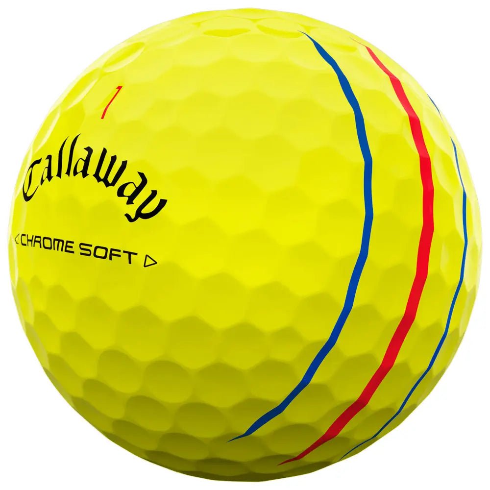 Balles de golf Callaway - Chrome Soft Triple track x12 Jaune - Horslimits - balles de golf