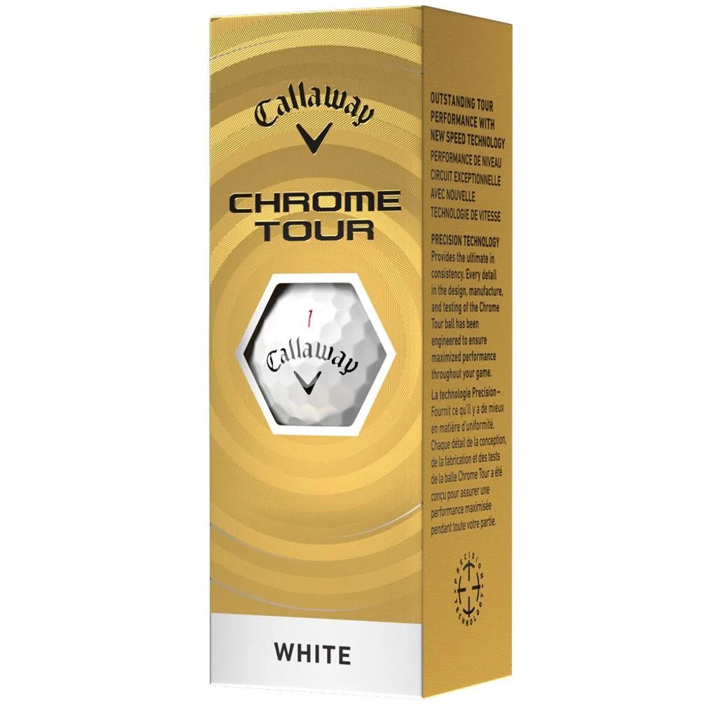 Balles de golf Callaway - Chrome Tour Blanc - Horslimits - balles de golf