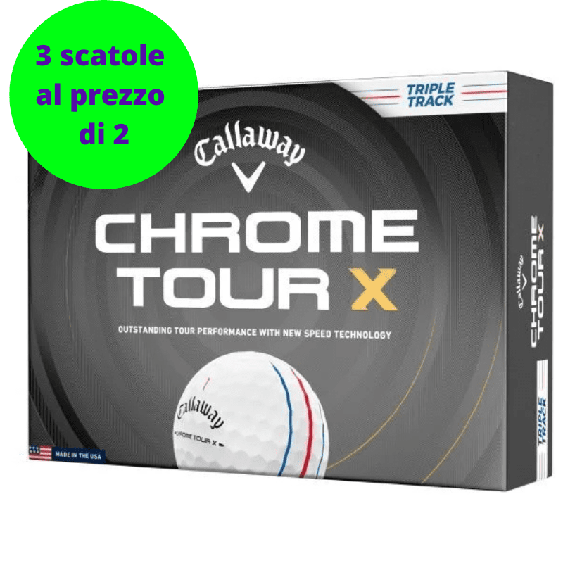 Balles de golf Callaway Chrome Tour X Triple Track - Horslimits - balles de golf