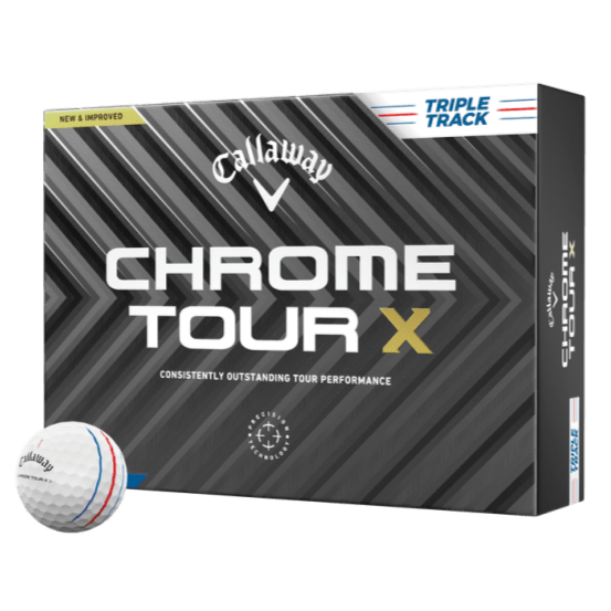 Balles de golf Callaway - Chrome Tour X Triple Track x12 Blanc PT - Horslimits - balles de golf