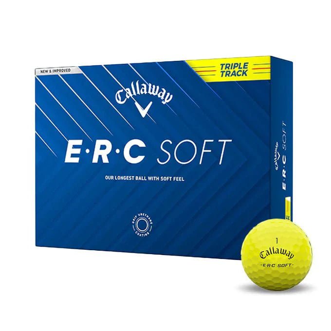 Balles de golf Callaway - ERC Soft Triple Track x12 Jaune PT - Horslimits - balles de golf