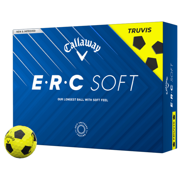 Balles de golf Callaway - ERC Soft Truvis x12 Jaune - Horslimits - balles de golf