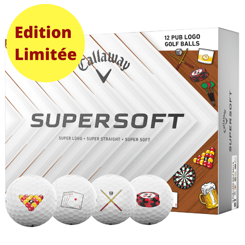 Balles de golf Callaway - Supersoft PUIB x12 Blanc - Horslimits - balles de golf