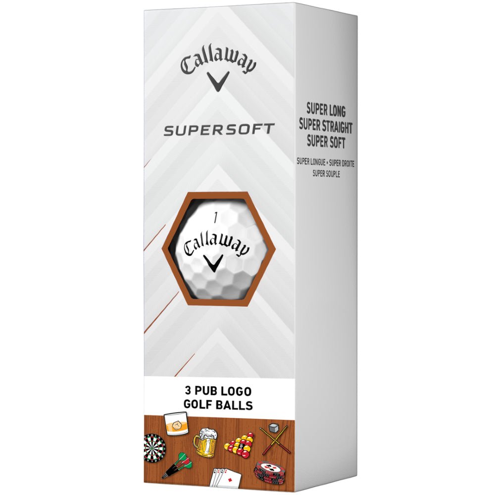 Balles de golf Callaway - Supersoft PUIB x12 Blanc - Horslimits - balles de golf