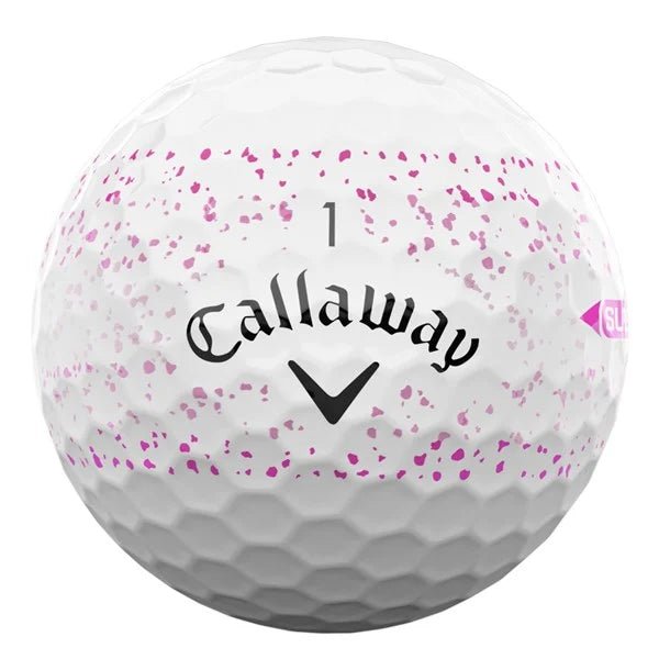 Balles de golf Callaway - Supersoft SPLATTER 360 x12 Blanc / Rose - Horslimits - balles de golf