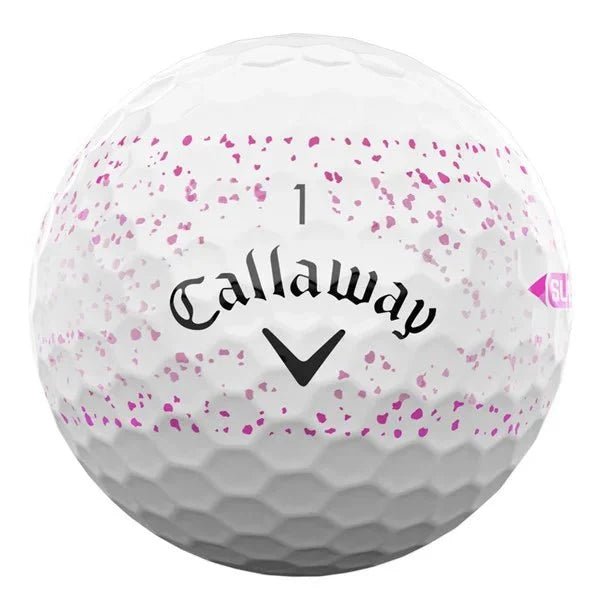 Balles de golf Callaway - Supersoft SPLATTER 360 x12 Blanc / Rose PT - Horslimits - balles de golf