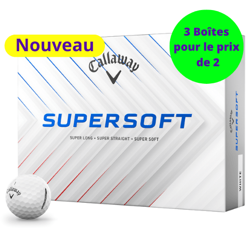 Balles de golf Callaway - Supersoft x12 Blanc - Horslimits - balles de golf
