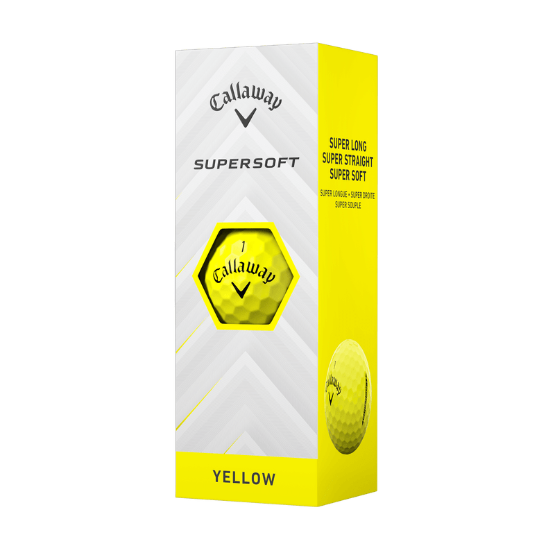 Balles de golf Callaway - Supersoft x12 Jaune - Horslimits - balles de golf