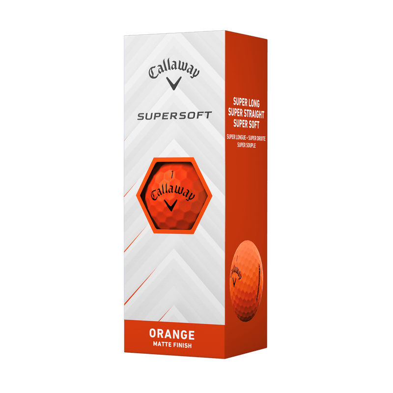 Balles de golf Callaway - Supersoft x12 Orange PT - Horslimits - balles de golf