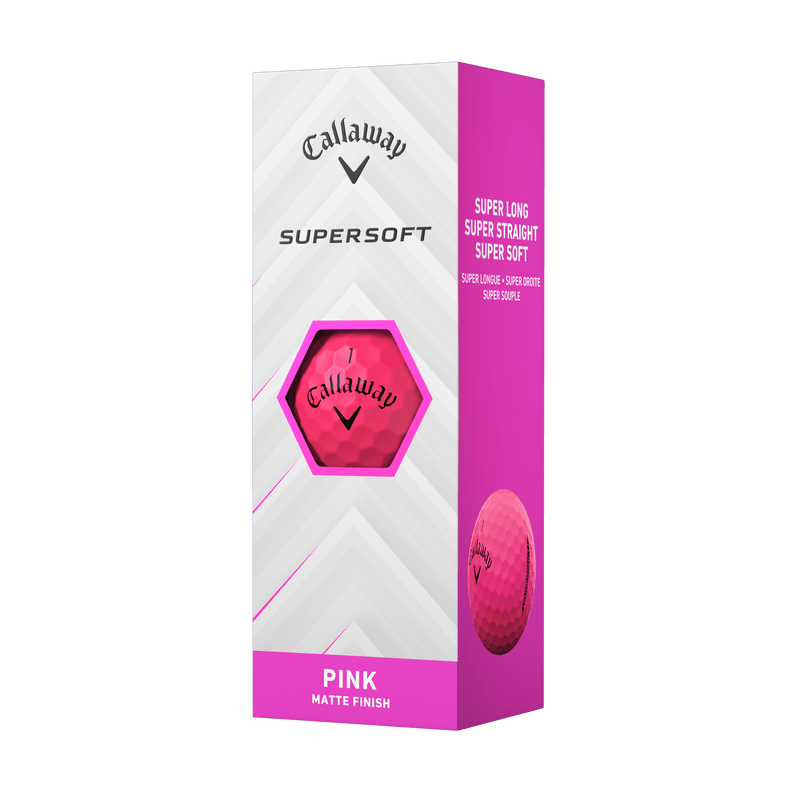 Balles de golf Callaway - Supersoft x12 Rose - Horslimits - balles de golf
