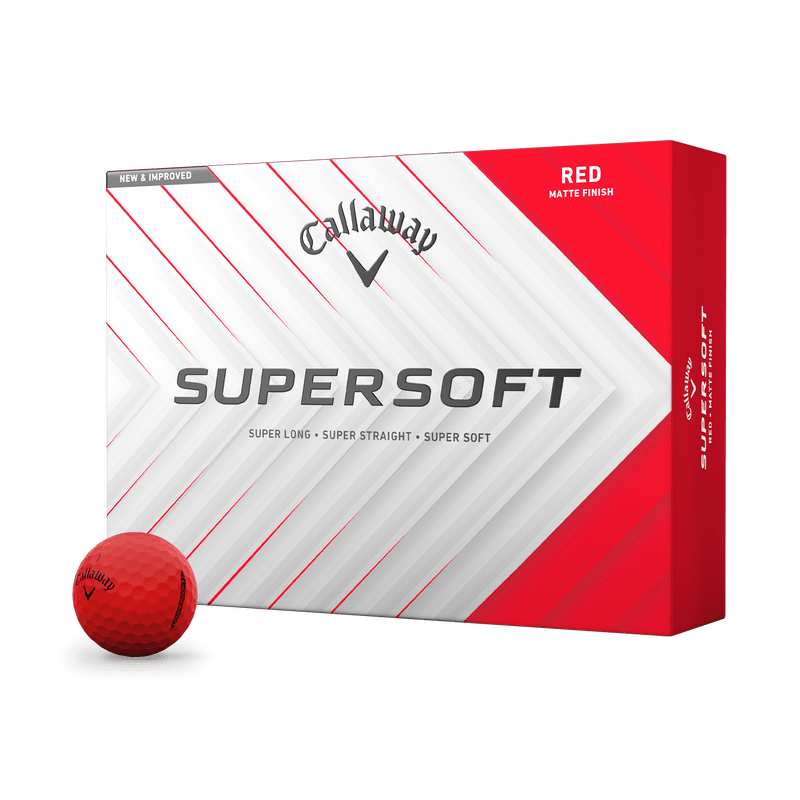 Balles de golf Callaway - Supersoft x12 Rouge - Horslimits - balles de golf