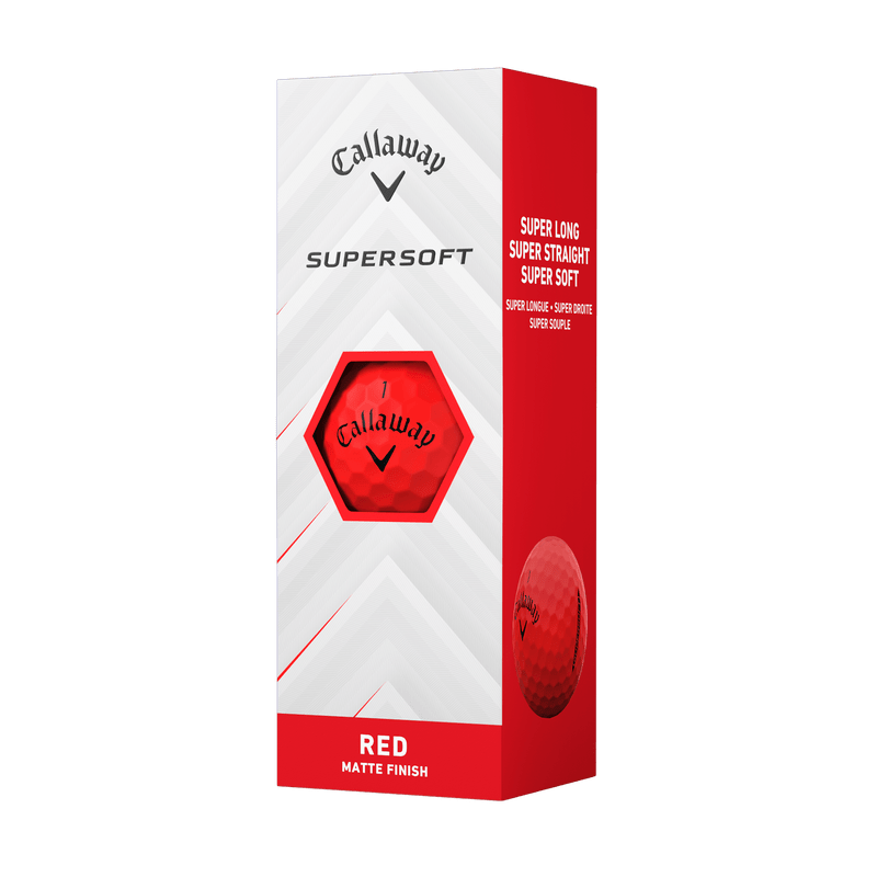 Balles de golf Callaway - Supersoft x12 Rouge PT - Horslimits - balles de golf