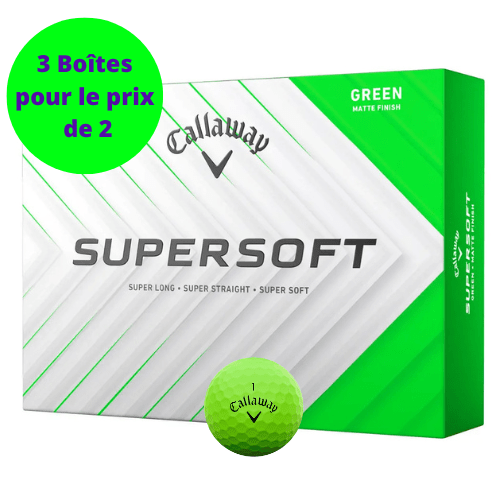 Balles de golf Callaway - Supersoft x12 Verte - Horslimits - balles de golf