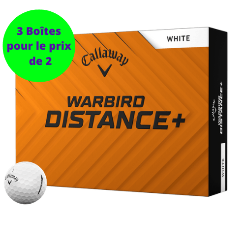 Balles de golf Callaway - Warbird x12 Blanc PT - Horslimits - balles de golf