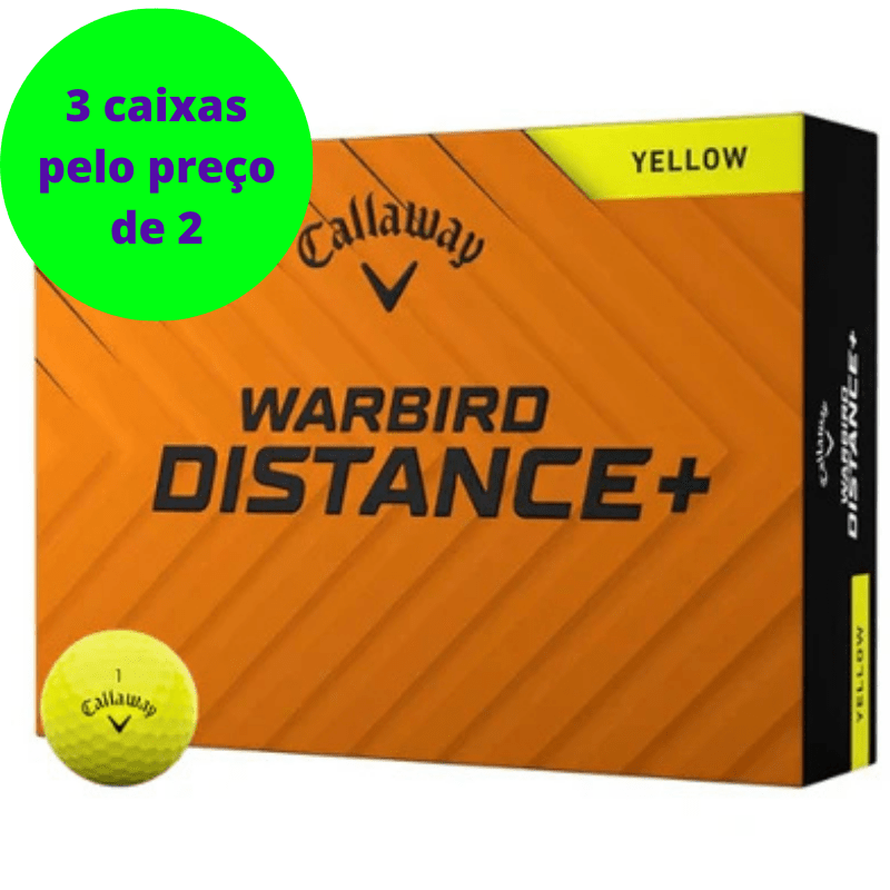 Balles de golf Callaway - Warbird x12 Jaune - Horslimits - balles de golf