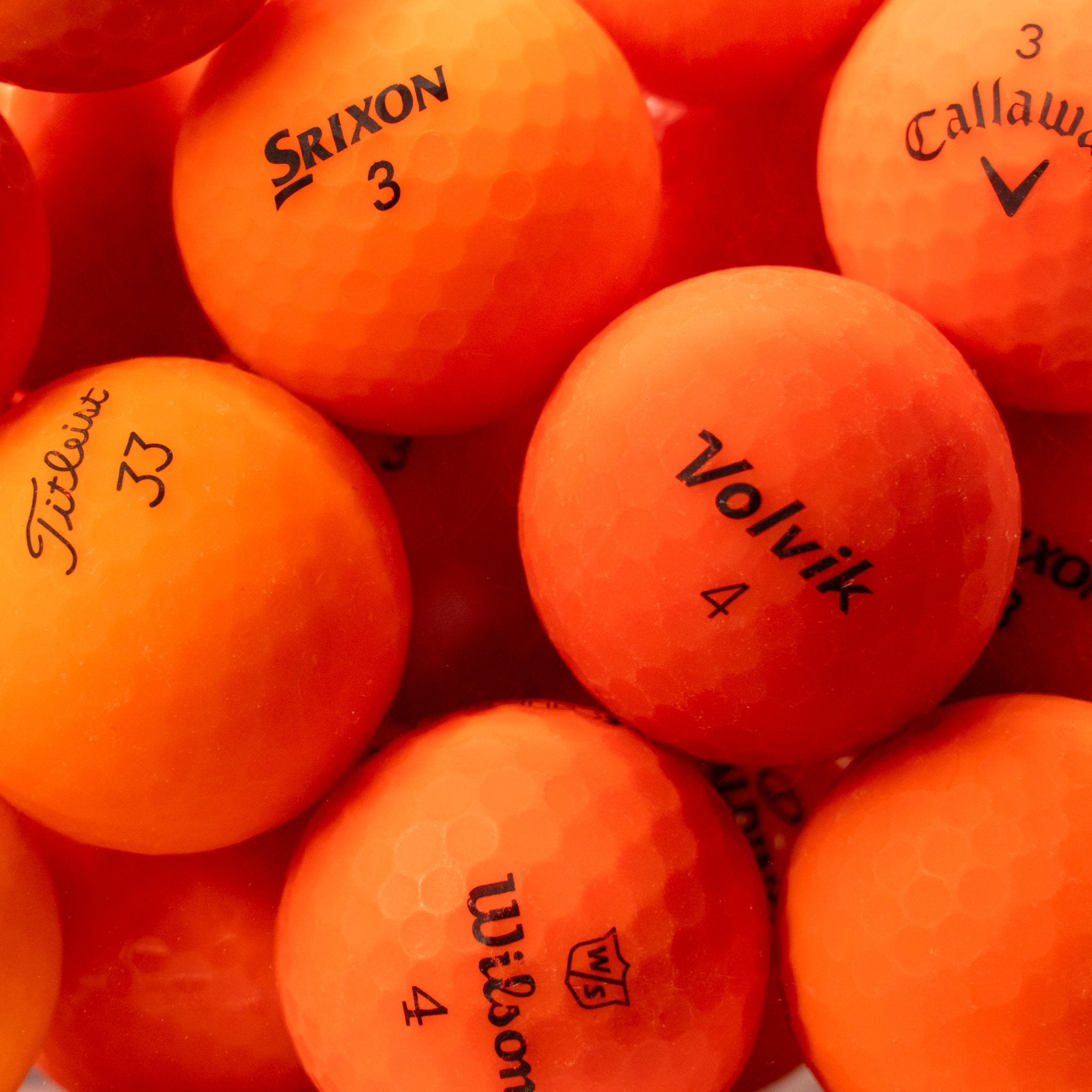 Balles de golf d'occasion Orange - Mix Marques - Horslimits - balles de golf