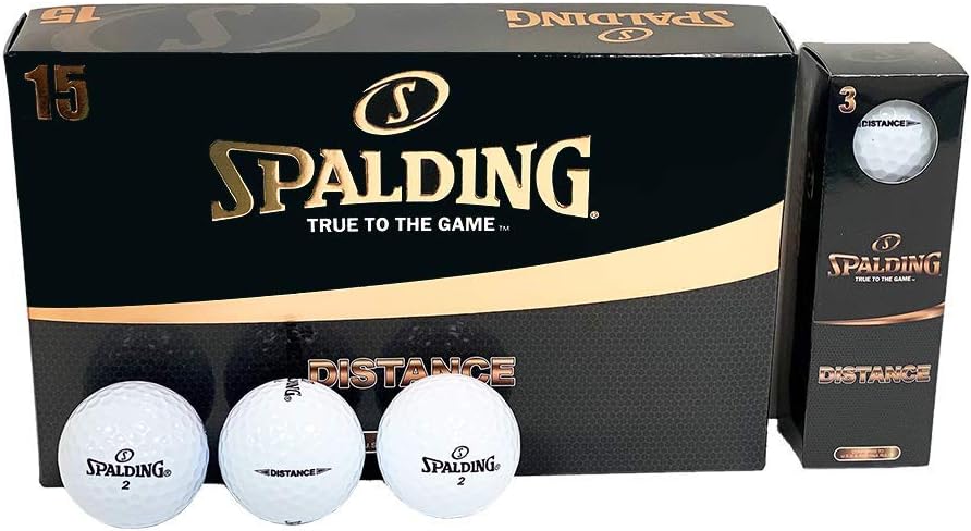 Balles de golf Spalding Distance - x15 Blacnc - Horslimits - balles de golf