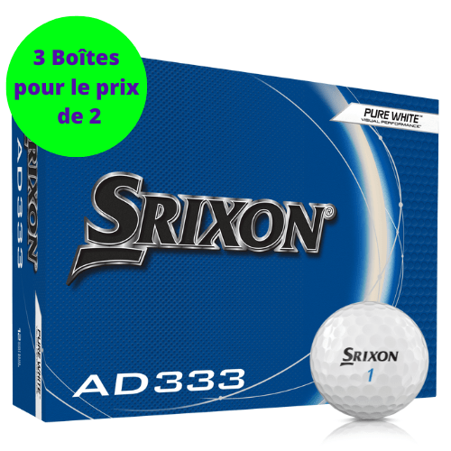 Balles de golf Srixon - AD 333 - x12 Blanc - Horslimits - balles de golf