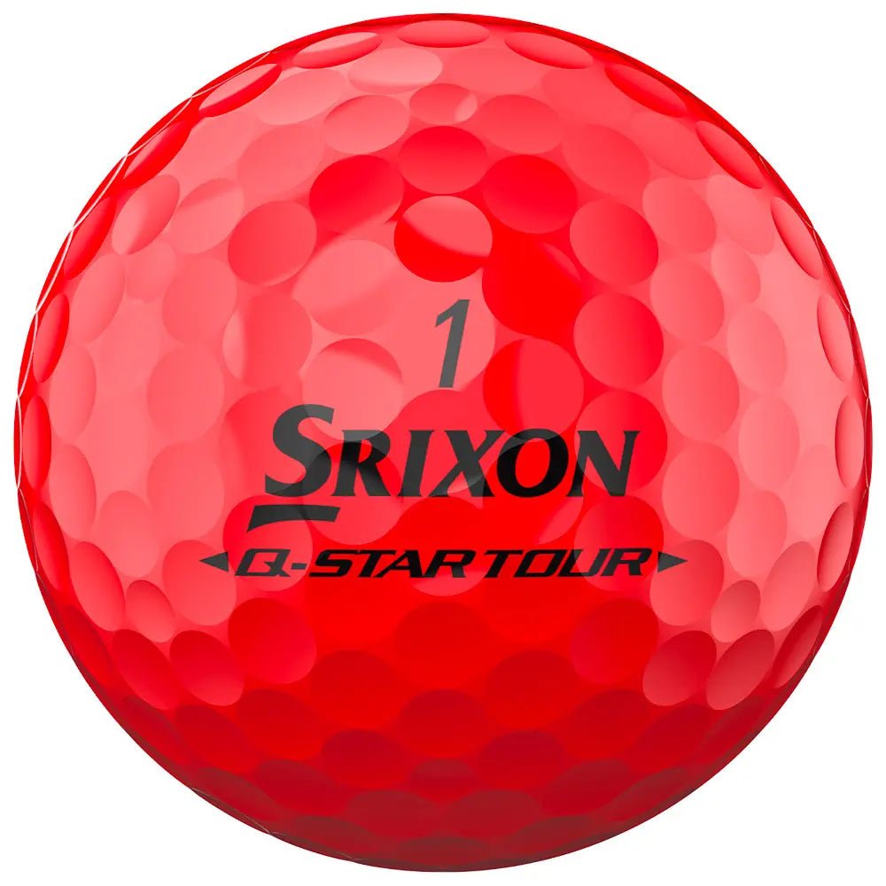 Balles de golf Srixon Q - Star Tour Divide jaune et rouge - Horslimits - balles de golf