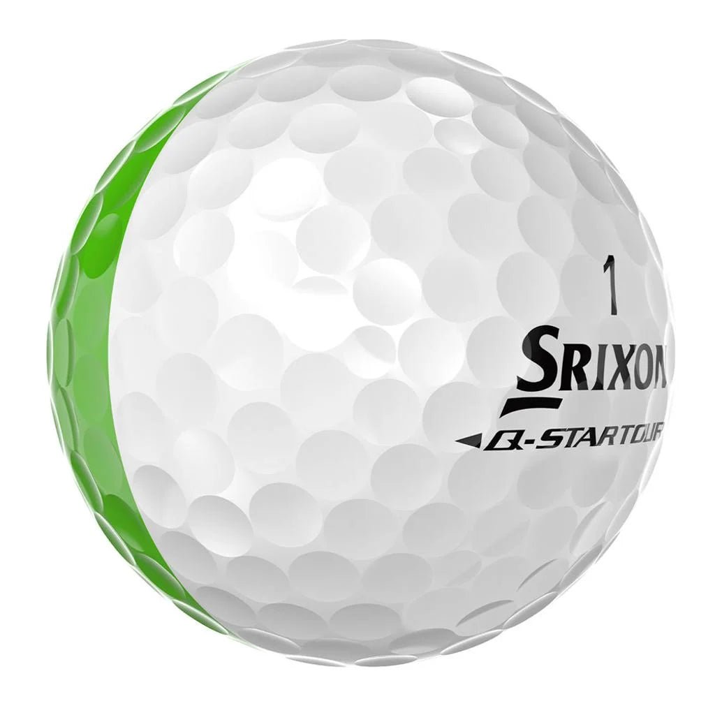 Balles de golf Srixon Q - Star Tour Divide Vert et Blanc - Horslimits - balles de golf