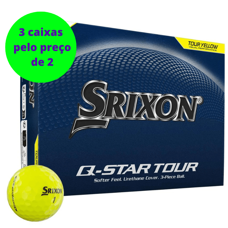 Balles de golf Srixon - Q - Star Tour - x12 Jaune - Horslimits - balles de golf