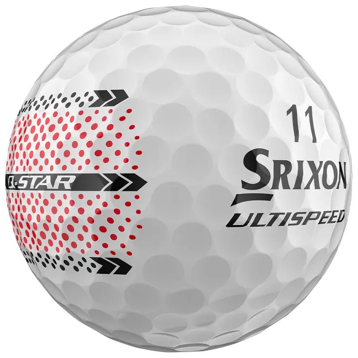 Balles de golf Srixon - Q - Star Ultispeed Trackline x12 Blanc - Horslimits - balles de golf