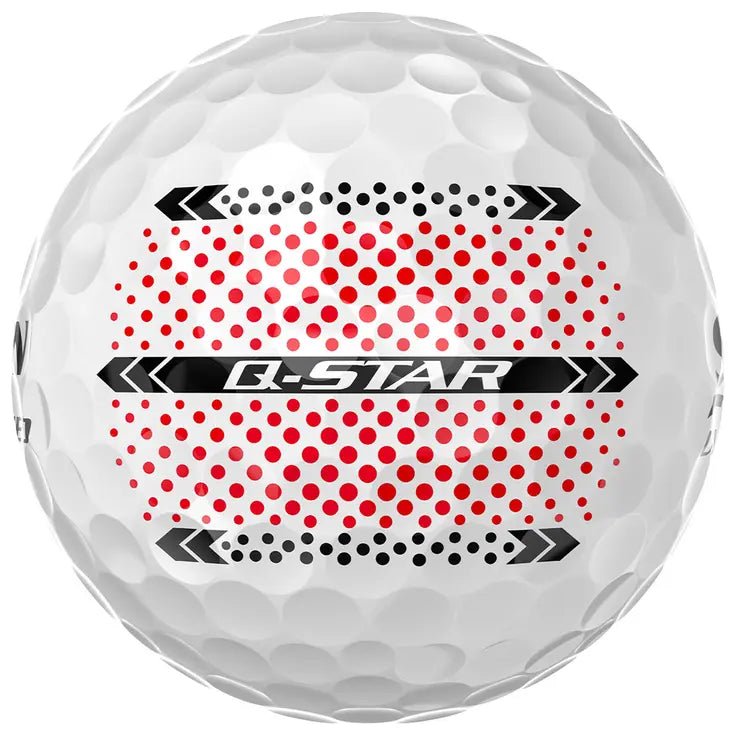 Balles de golf Srixon - Q - Star Ultispeed Trackline x12 Blanc - Horslimits - balles de golf