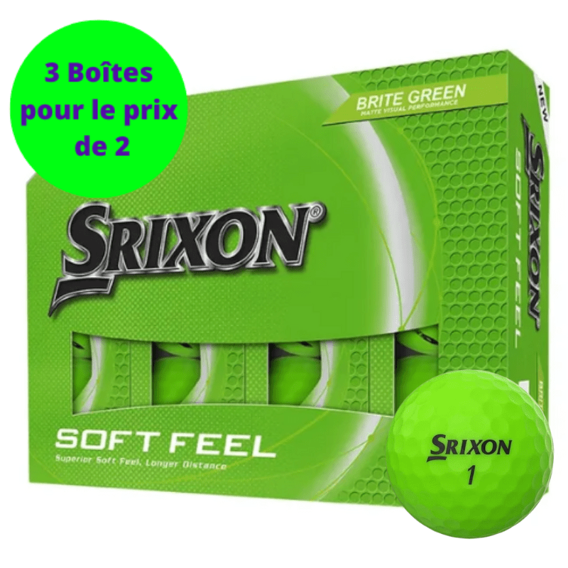 Balles de golf Srixon - Soft Feel - Horslimits - balles de golf