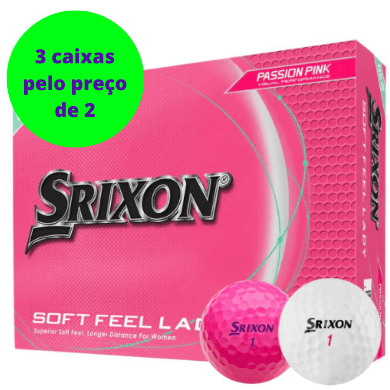 Balles de golf Srixon - Soft Feel Lady - x12 - Horslimits - balles de golf
