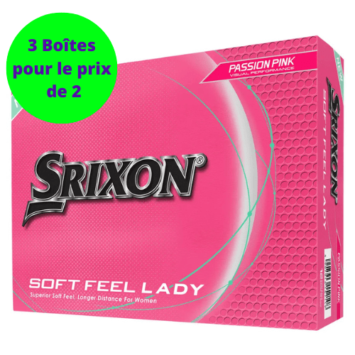 Balles de golf Srixon - Soft Feel Lady - x12 PT - Horslimits - balles de golf