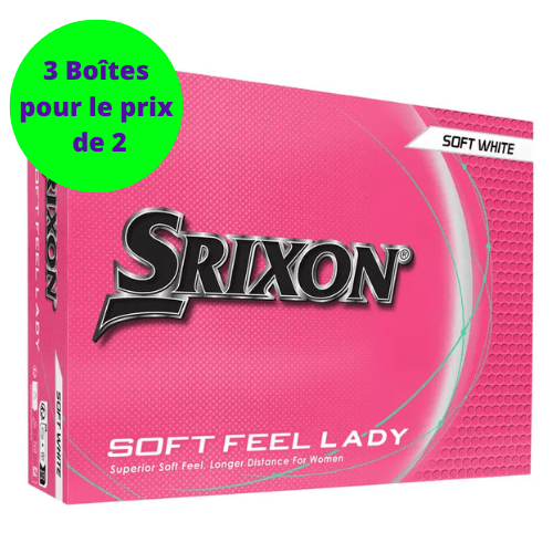 Balles de golf Srixon - Soft Feel Lady - x12 PT - Horslimits - balles de golf