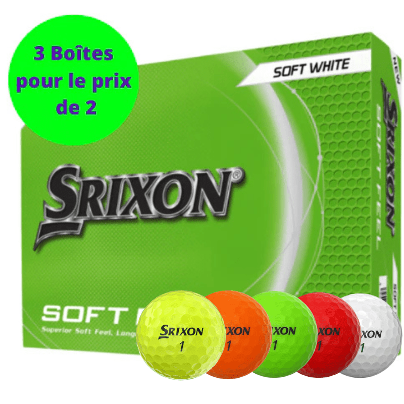 Balles de golf Srixon - Soft Feel PT - Horslimits - balles de golf